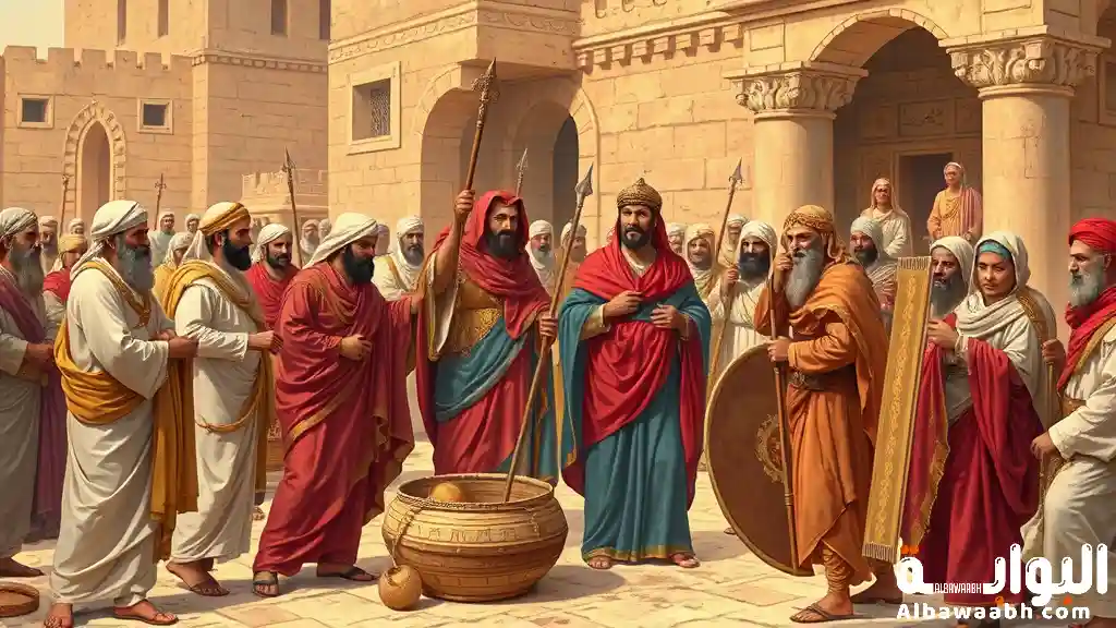 العلاقات التجارية بين العرب والرومان