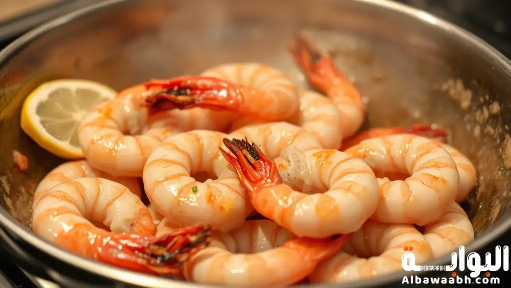 طبخ الروبيان