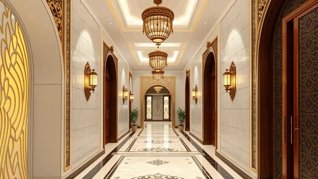 تصاميم ديكور ممرات داخلية