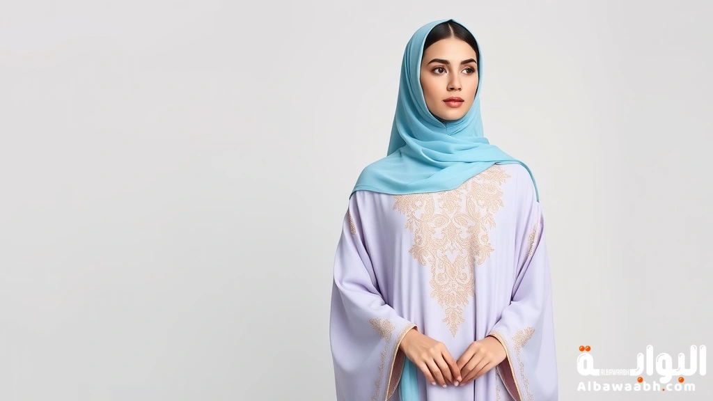 عبايات ملونة