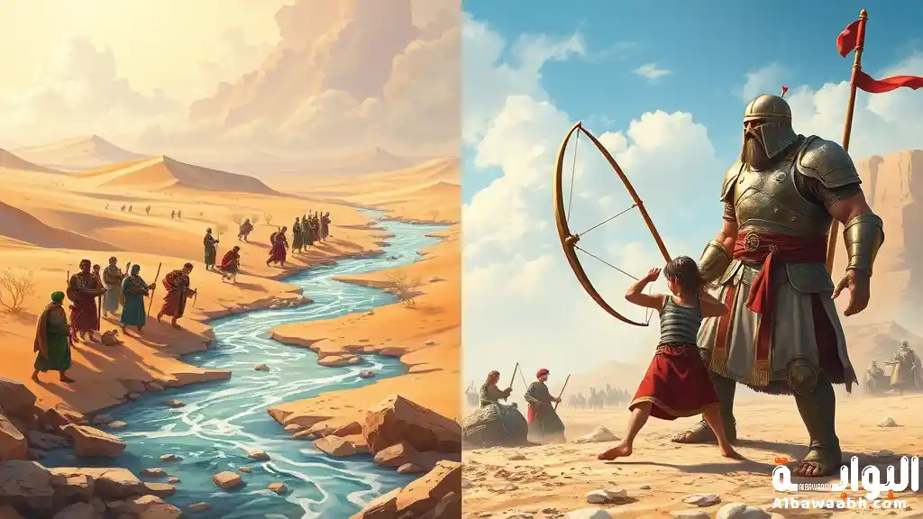 قصة طالوت وجالوت 