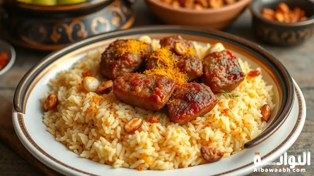مندي لحم في الفرن