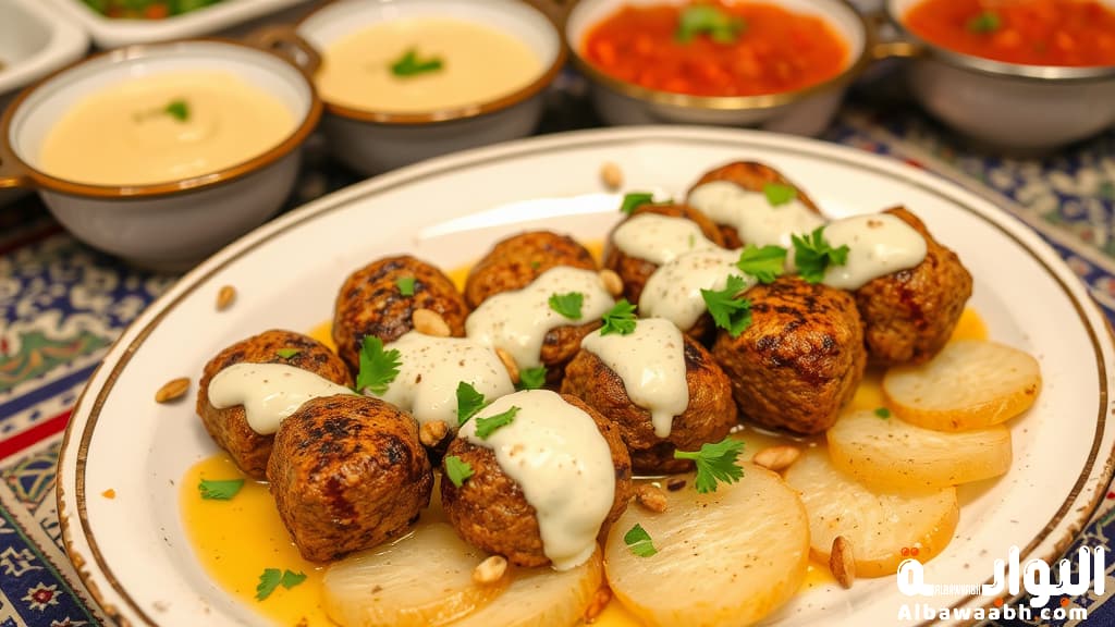 كفتة بالطحينة 