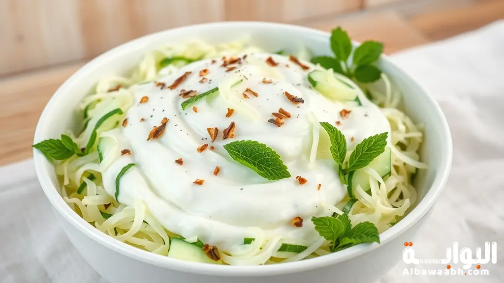 سلطة الزبادي