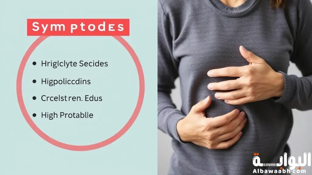 أعراض الدهون الثلاثية