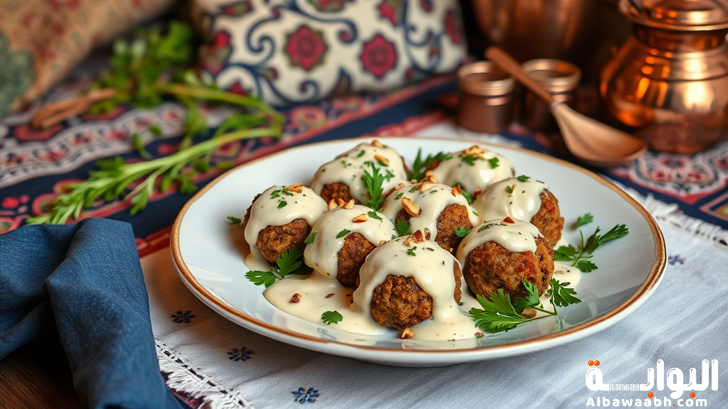 كفتة بالطحينة