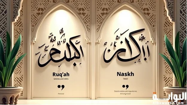 الفرق بين خط الرقعة وخط النسخ: المميزات، الجماليات، وأهم الفروقات