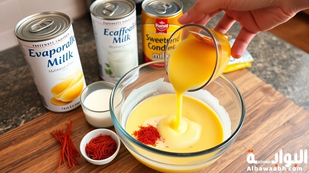 كعكة الزعفران