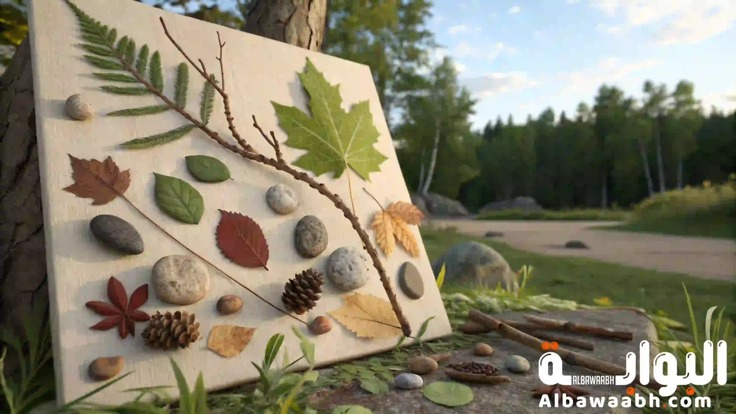 استخدام خامات البيئة في الأعمال الفنية