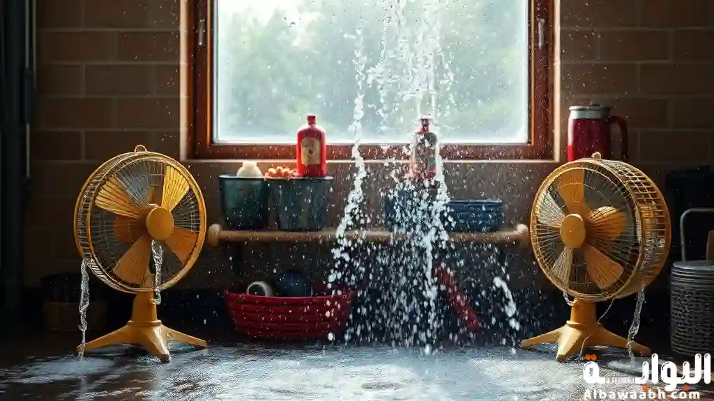 تنظيف المراوح