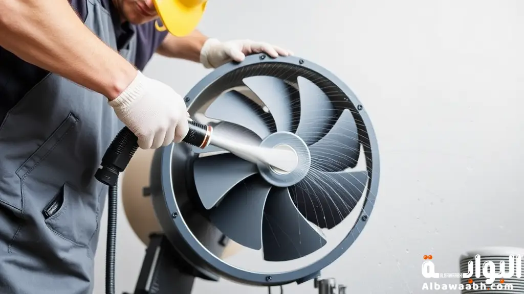 تنظيف المراوح