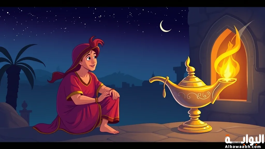 قصة علاء الدين والمصباح السحري