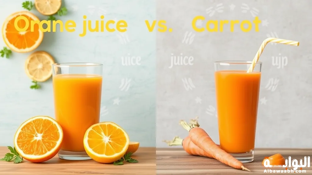 السعرات الحرارية في عصير الجزر