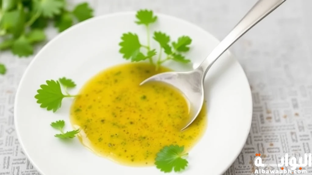 سلطة الجرجير بدبس الرمان