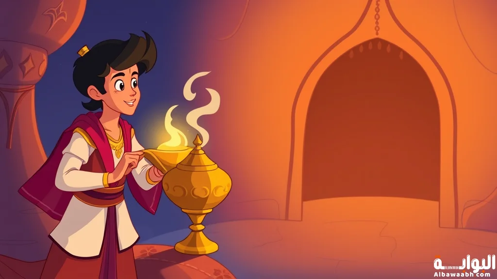 قصة علاء الدين والمصباح السحري