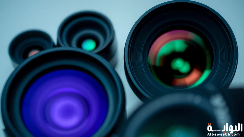 أنواع عدسات آلة التصوير الفوتوغرافي