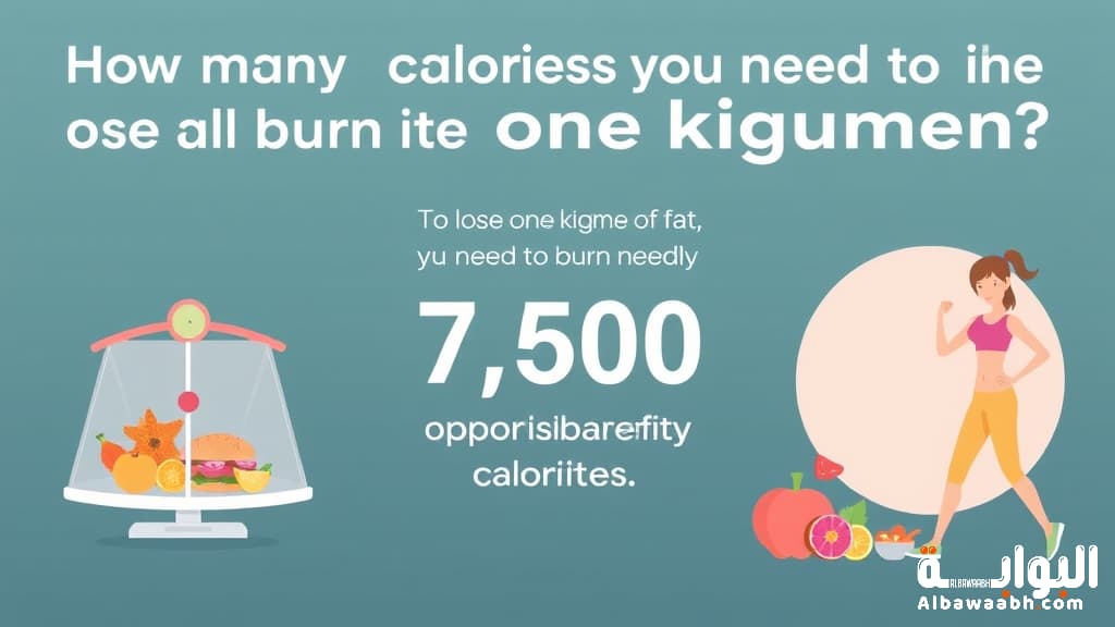 السعرات التي يجب حرقها يومياً