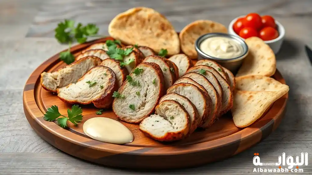 شاورما دجاج شامية 