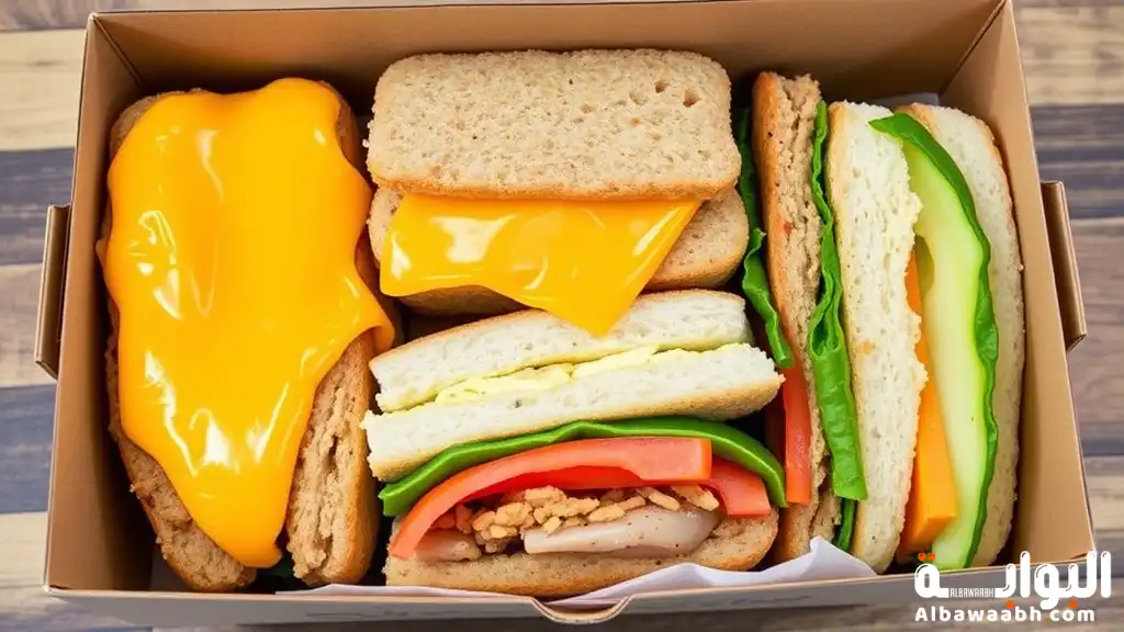 ساندويتشات فطور سريعة