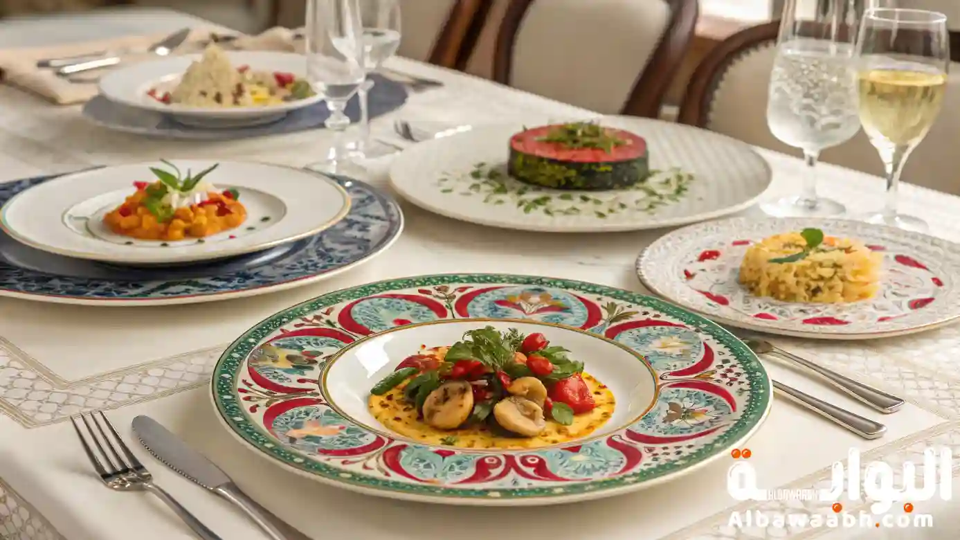 ديكور أطباق الطعام