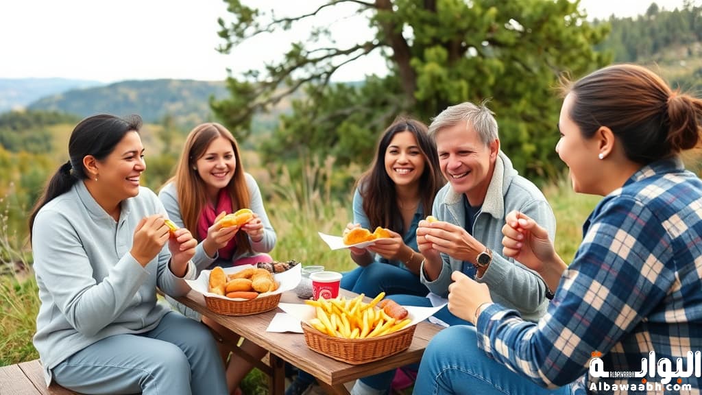 أكلات سريعة للرحلات