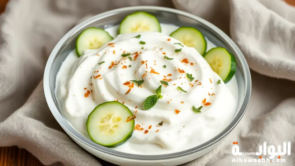 سلطة الزبادي