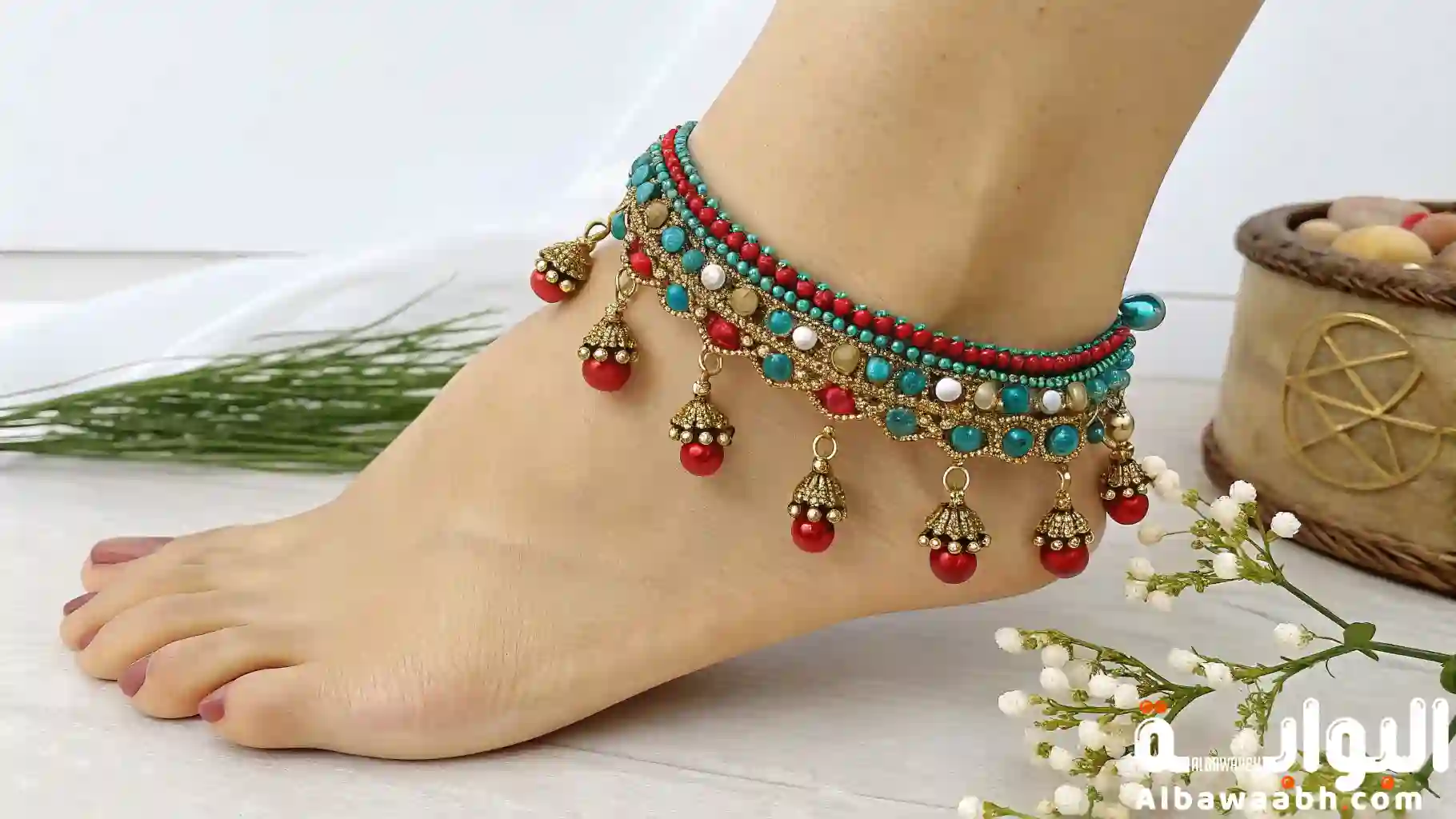 خلاخيل للقدم ناعمة