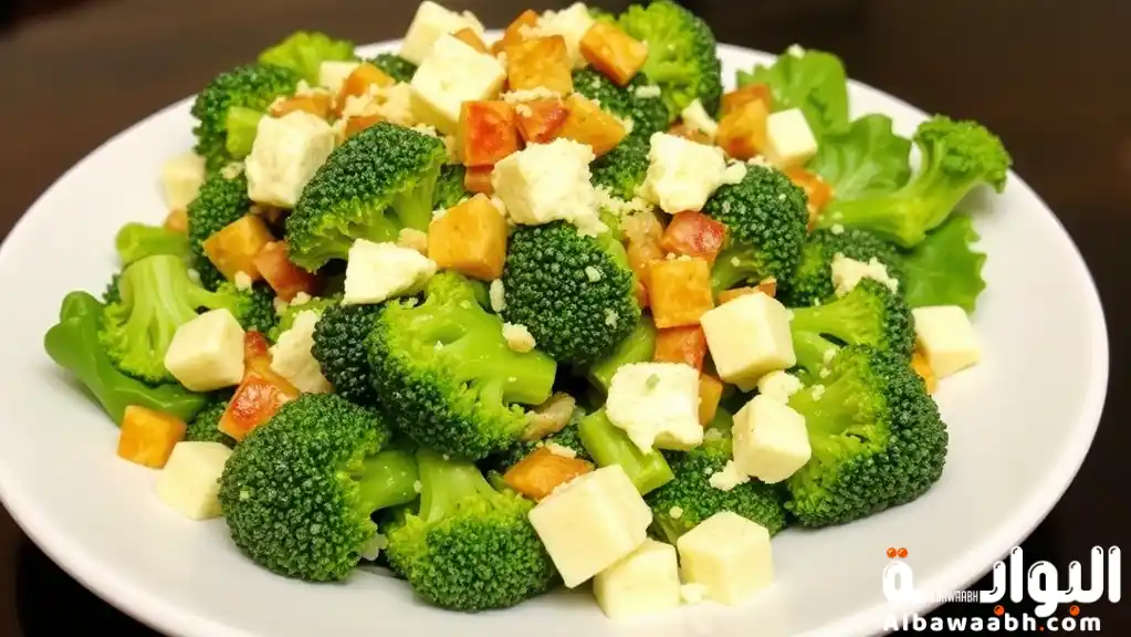 سلطة البروكلي بالجبن