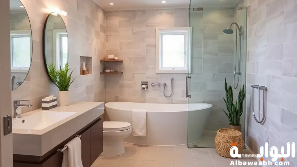 طريقة لتنظيف الحمام وتعقيمه