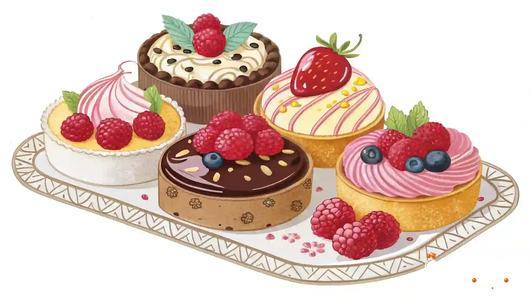 تزيين الحلويات