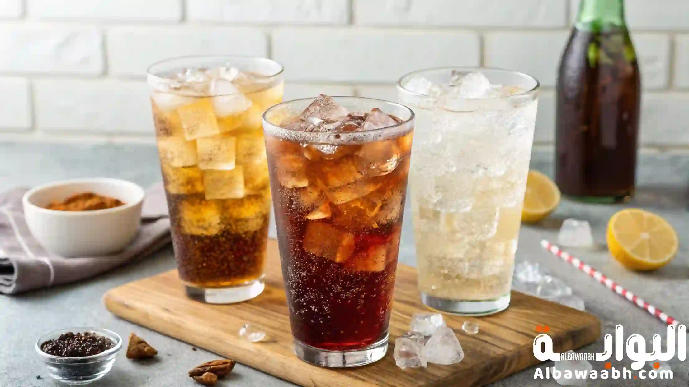مشروبات باردة بدون سكر