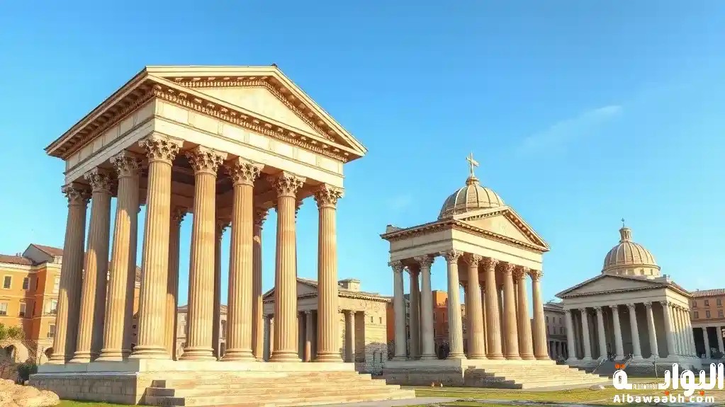 العوامل المؤثرة على العمارة الرومانية