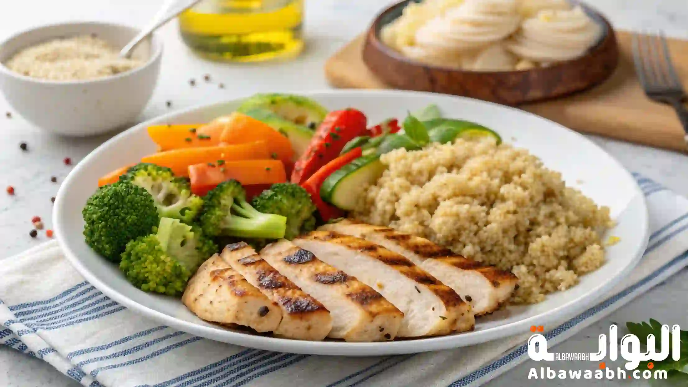 وجبات دايت بدون خبز