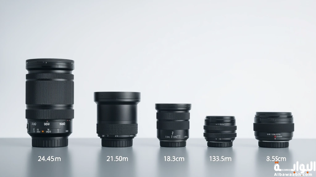 أنواع عدسات آلة التصوير الفوتوغرافي