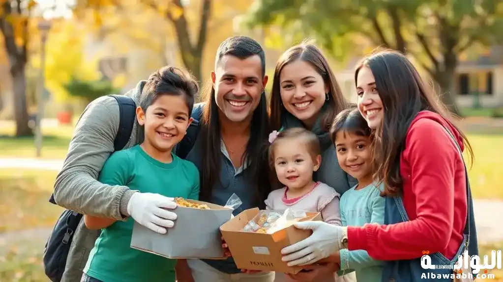 المشاركة في التطوع العائلي