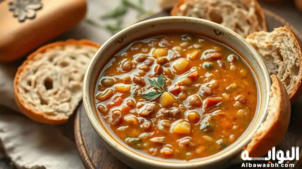 شوربة عدس صحية