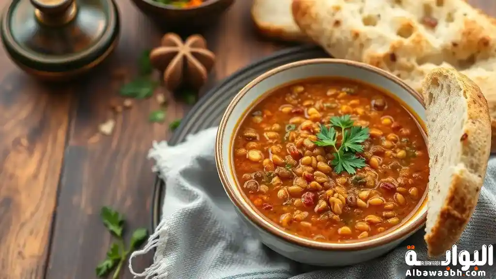 شوربة عدس صحية