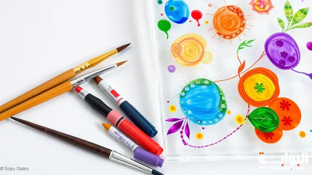 الرسم على الزجاج