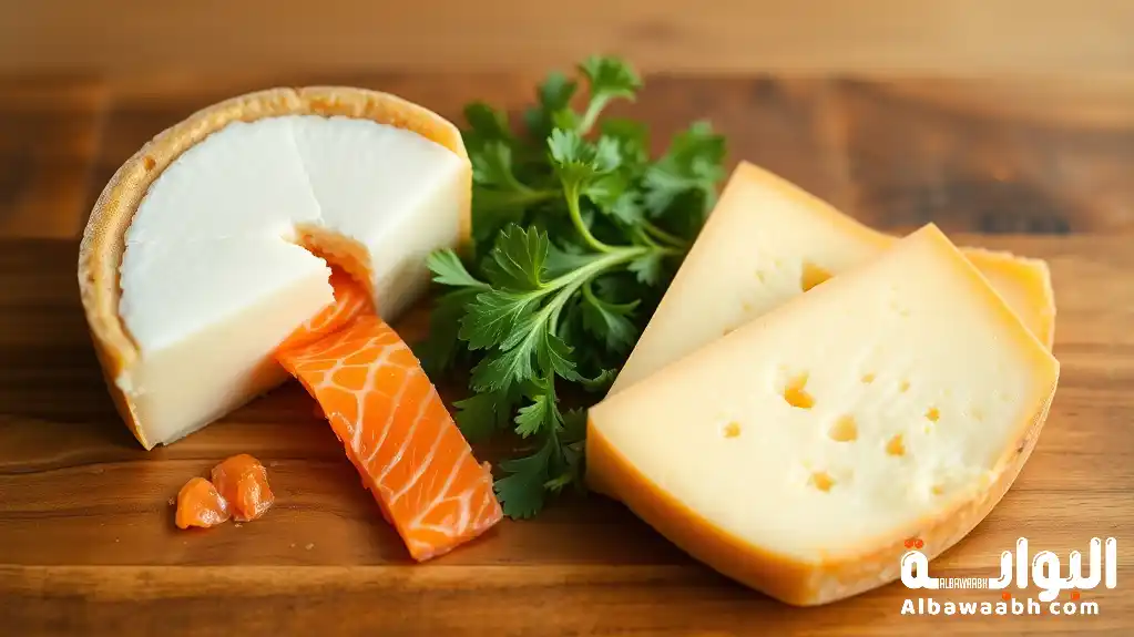 لفائف السلمون المدخن