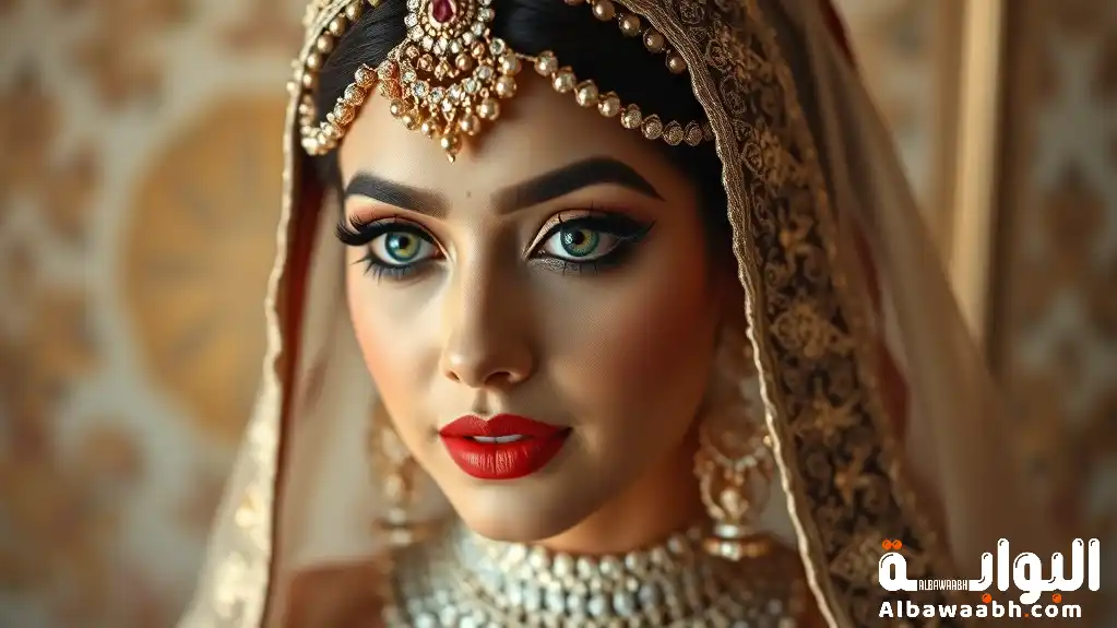 مكياج عرايس ملكي: إطلالة فخمة تبهر في ليلة العمر
