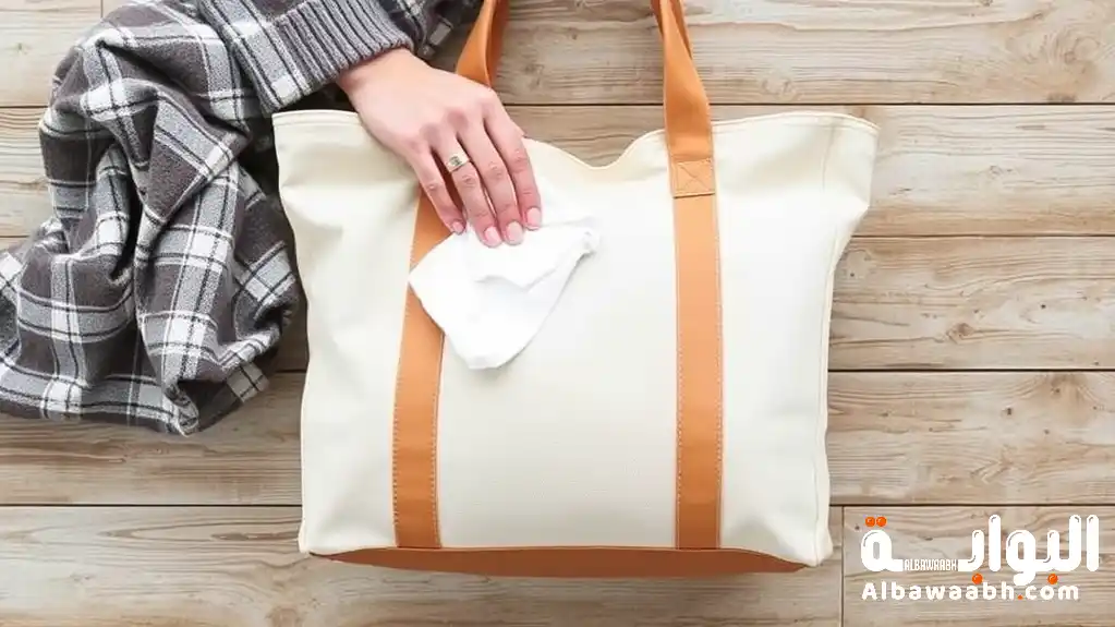 طريقة عمل شنطة من القماش