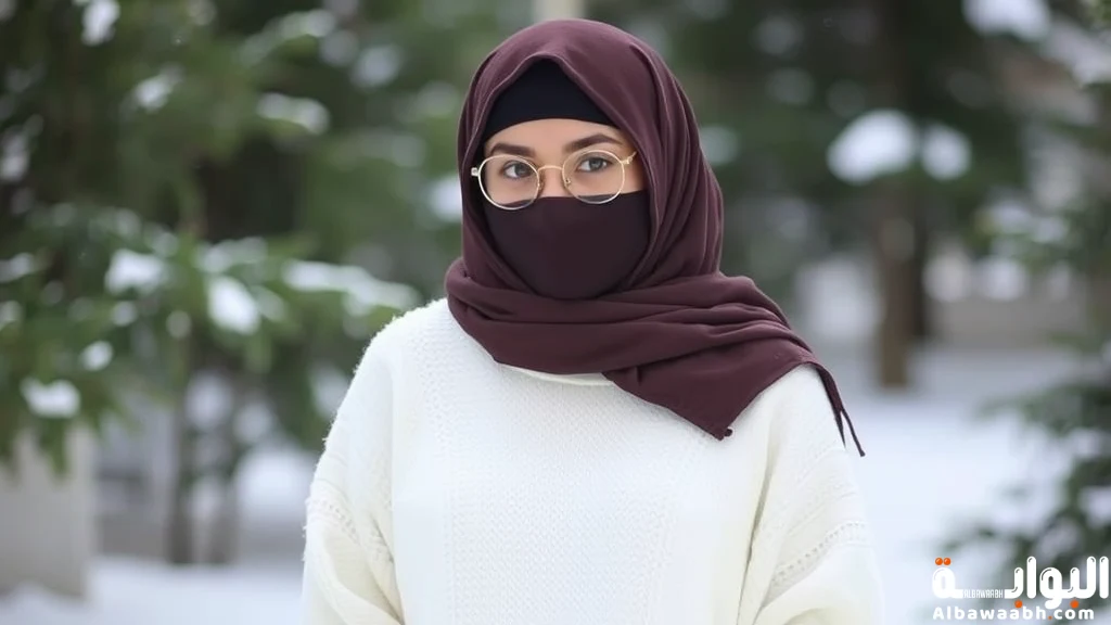 تنسيقات شتوية للمحجبات