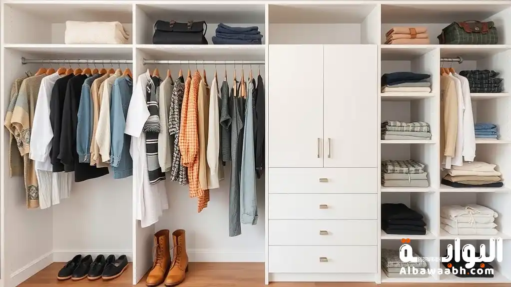 طريقة تنظيم خزانة الأسرة