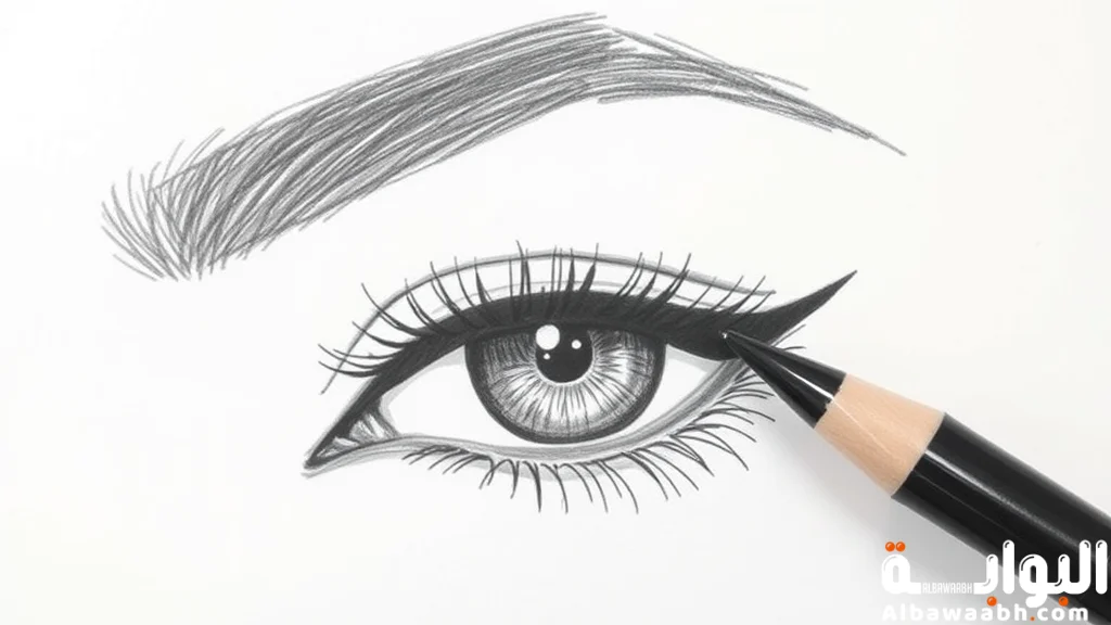 طريقة وضع الآيلاينر