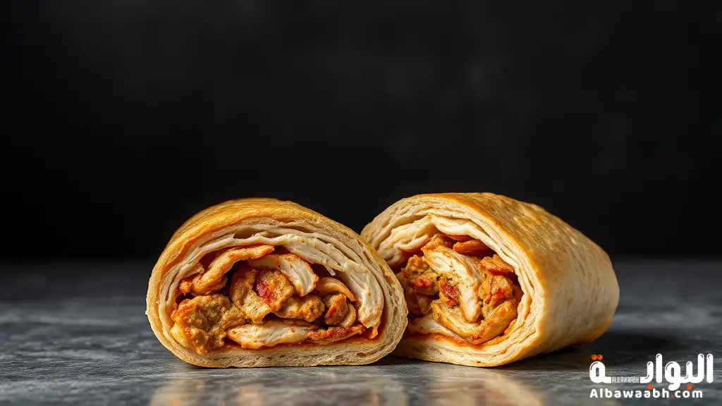 شاورما دجاج شامية 