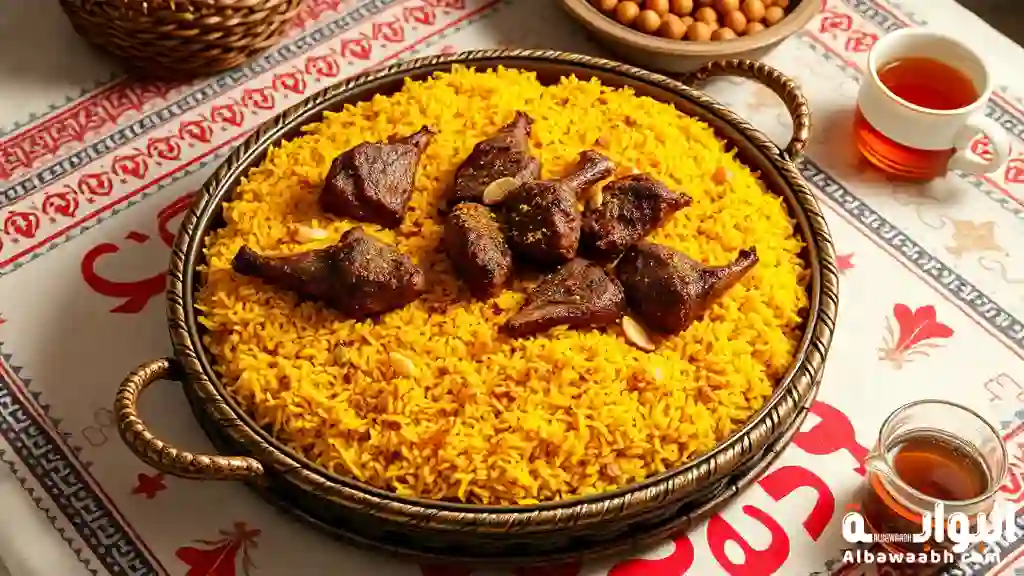 مندي لحم في الفرن