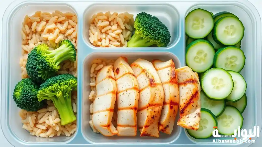 وجبة غداء صحية للرجيم 