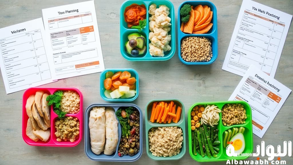 تجهيز وجبات الأسبوع