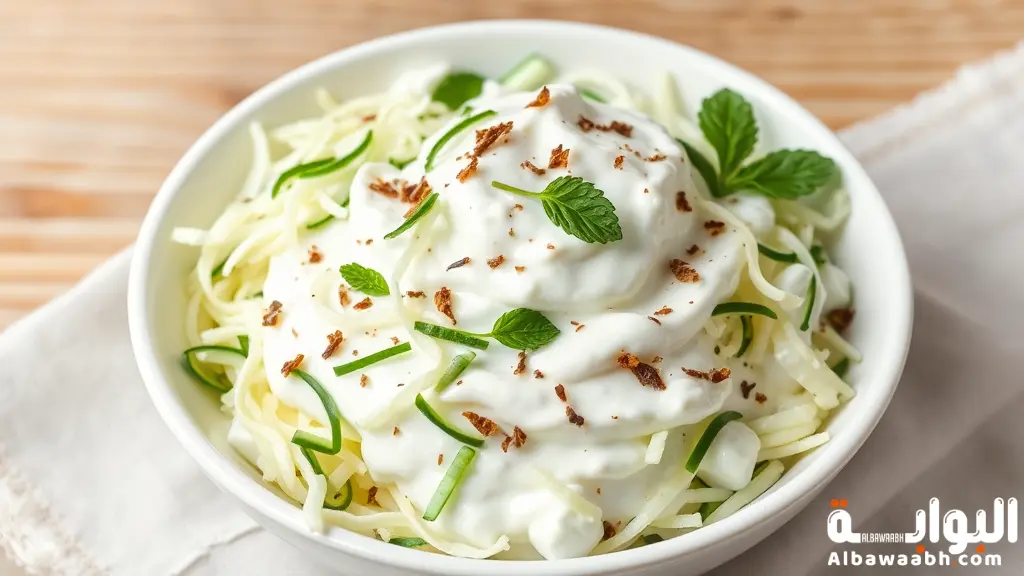 سلطة الزبادي