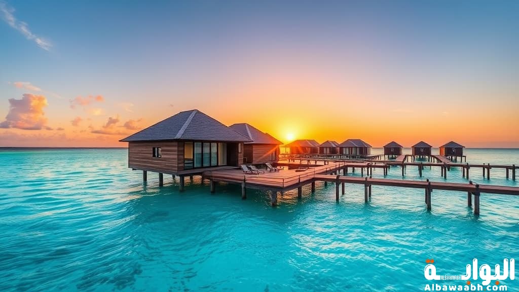 منتجعات على شاطئ البحر في المالديف